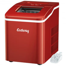Load image into Gallery viewer, Portable Countertop Ice Maker Machine with Scoop-Red
