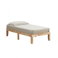 Load image into Gallery viewer, Twin Size 14&quot; Wooden Slats Bed Mattress Frame-Natural
