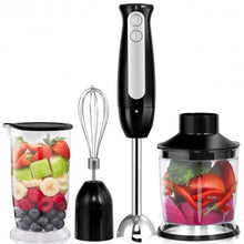 Load image into Gallery viewer, 2 Speed 600 W 4 in 1 Electric Immersion Hand Blender-Black
