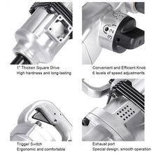 Load image into Gallery viewer, Heavy Duty 1&quot; Air Impact Wrench Gun with Case
