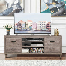 Load image into Gallery viewer, 65&quot; TV Stand with Storage Shelves &amp; 4 Drawers

