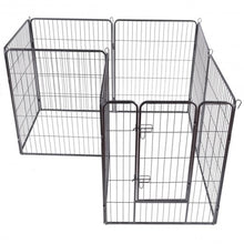 Load image into Gallery viewer, 40&quot; 8 Metal Panel Heavy Duty Pet Playpen Dog Fence
