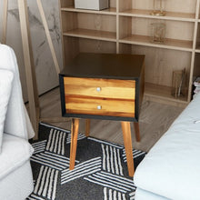 Load image into Gallery viewer, Nightstand Wooden End Table Bedside Table
