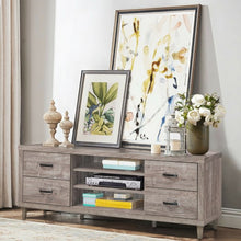 Load image into Gallery viewer, 65&quot; TV Stand with Storage Shelves &amp; 4 Drawers
