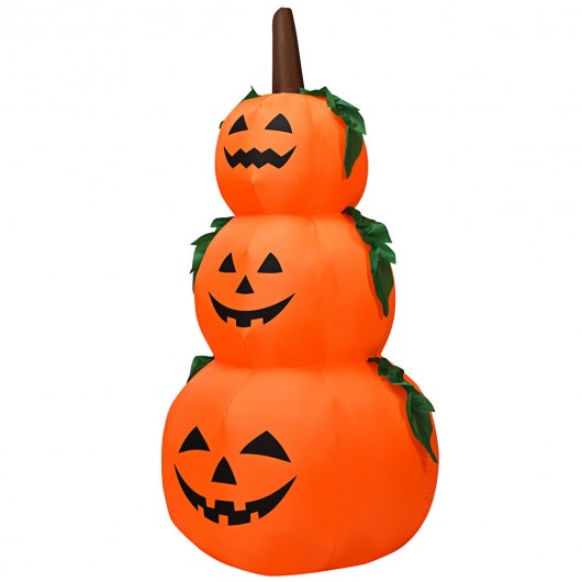 6FT Halloween Inflatable Stacked Pumpkins