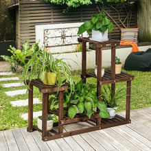 Load image into Gallery viewer, Solid Wood Plant Stand Multi Layer Plant Pot Holder
