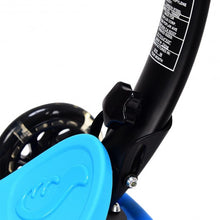 Load image into Gallery viewer, Folding Kids C Shape Anti-Collision Adjustable Kick Scooter -Blue
