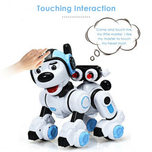 Load image into Gallery viewer, Wireless Programmable Interactive Remote Control Robotic Dog-Blue

