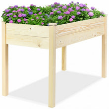 Load image into Gallery viewer, Wooden Raised Vegetable Garden Elevated Grow Vegetable Planter
