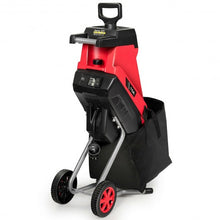 Load image into Gallery viewer, 15Amp Electric Wood Chipper Garden Shredder with Wheel
