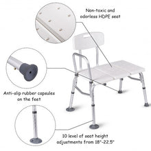 Load image into Gallery viewer, Medical Adjustable Shower Chair Bath Seat
