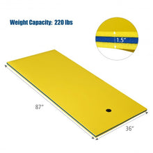 Load image into Gallery viewer, 3-Layer Relaxing Tear-proof Water Mat-Yellow
