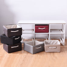 Load image into Gallery viewer, Wooden Basket Storage Chest with 6 Drawer Baskets
