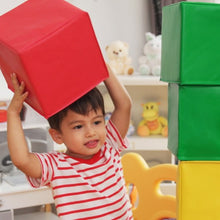 Load image into Gallery viewer, 12-Piece 5.5&quot; Soft Colorful Foam Building Blocks

