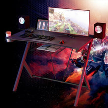 Load image into Gallery viewer, Multifunctional K-Shaped Gamer Desk with Display Support Plate
