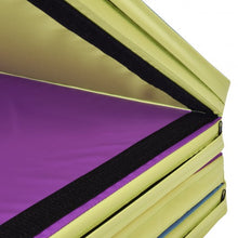 Load image into Gallery viewer, 4&#39; x 10&#39; x 2&quot; Multi-Colors Folding PU Panel Gymnastics Mat
