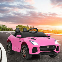 Load image into Gallery viewer, 12V Jaguar F-Type SVR Licensed Kids Ride On Car-Pink
