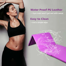Load image into Gallery viewer, 4&#39; x 10&#39; x 2&quot; Folding Gymnastics Tumbling Gym Mat-Purple
