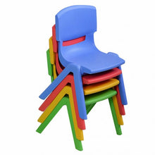 Load image into Gallery viewer, 4-pack Colorful Stackable Plastic Children Chairs
