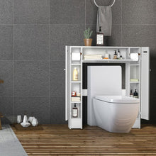 Load image into Gallery viewer, Wooden over the Toilet Storage Cabinet
