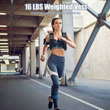 Load image into Gallery viewer, 16LBS Workout Weighted Vest with Mesh Bag Adjustable Buckle
