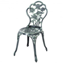 Load image into Gallery viewer, Cast Aluminum Bistro Rose Furniture Set
