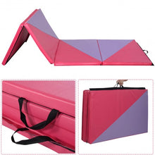 Load image into Gallery viewer, 4&#39; x 10&#39; x 2&quot; Triangular Splicing Thick Folding Panel Gymnastics Mat
