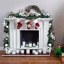 Load image into Gallery viewer, 9ft Pre-Lit Artificial Christmas Garland with LED Lights
