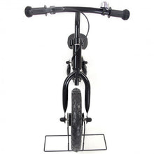 Load image into Gallery viewer, 12&quot; Four Colors Kids Balance Bike Scooter with Brakes and Bell-Black

