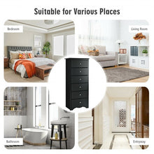 Load image into Gallery viewer, 6 Drawers Chest Dresser Clothes Storage Bedroom Furniture Cabinet-Black
