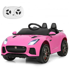 Load image into Gallery viewer, 12V Jaguar F-Type SVR Licensed Kids Ride On Car-Pink
