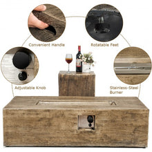Load image into Gallery viewer, 2PCS Outdoor Propane Fire Pit Table Set
