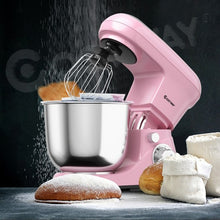 Load image into Gallery viewer, 5.3 Qt Stand Kitchen Food Mixer 6 Speed with Dough Hook Beater-Pink
