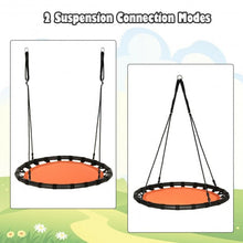 Load image into Gallery viewer, 40" Flying Saucer Round Swing Kids Play Set-Orange
