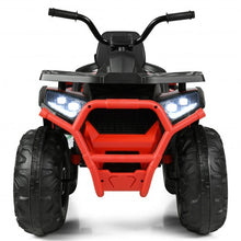 Load image into Gallery viewer, 12 V Kids Electric 4-Wheeler ATV Quad with MP3 and LED Lights-Red
