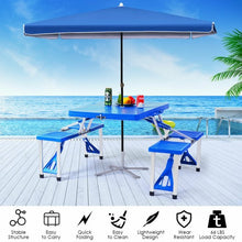 Load image into Gallery viewer, Outdoor Folding Camping Table and Bench Set
