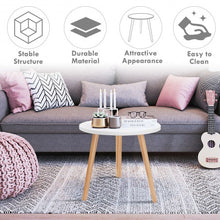 Load image into Gallery viewer, Small Modern Round Coffee Tea Side Table
