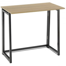 Load image into Gallery viewer, Foldable Home and Office Computer Desk-Nature and Black
