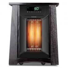 Load image into Gallery viewer, 1500W 12H Timer Caster Portable Electric Space Heater
