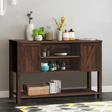 Load image into Gallery viewer, TV Storage Cabinets with Bottom Shelf-Brown
