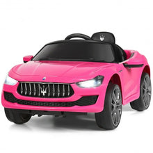 Load image into Gallery viewer, 12 V Remote Control Maserati Licensed Kids Ride on Car-Pink
