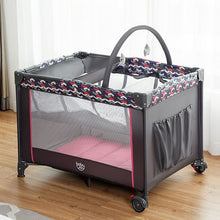 Load image into Gallery viewer, Folding Travel Baby Crib Playpen with Baby Toys
