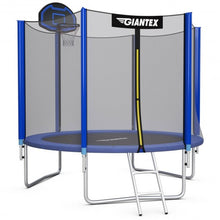 Load image into Gallery viewer, 10FT Round Trampoline with Safety Enclosure Net-10&#39;
