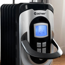 Load image into Gallery viewer, 1500 W LCD 7-fin Timer Electric Oil Filled Radiator Heater
