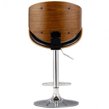 Load image into Gallery viewer, 1 PC Adjustable Swivel Bentwood Bar Stool
