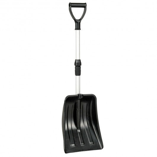 Adjustable Aluminum Snow Shovel for Car Emergency Non-Slip Handle