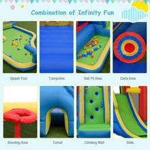 Load image into Gallery viewer, Inflatable Kid Bounce House Slide Climbing Splash Park Pool Jumping Castle
