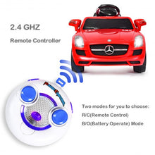 Load image into Gallery viewer, New Red Mercedes Benz sls r/c Mp3 Kids Ride on Car Electric Battery Toy-Red
