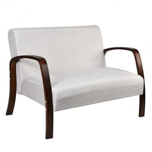 Load image into Gallery viewer, Mid Century Modern Fabric Upholstered Armchair Loveseat-Gray
