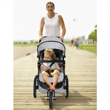 Load image into Gallery viewer, Handlebar Adjustable Portable Folding Stroller Baby Jogger-Gray
